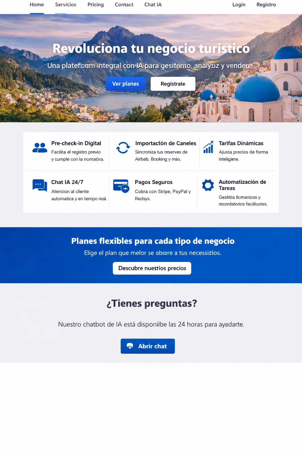 Alojamientos turísticos modernos